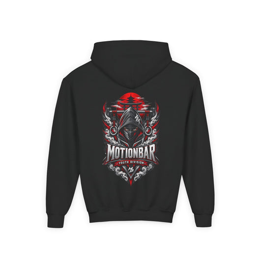 MotionBar Youth Division Boys Hoodie – kledingmockup 2