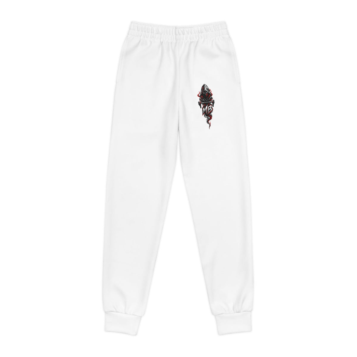 Ghost Of The Bars Youth Boys Joggers - White – kledingmockup 1