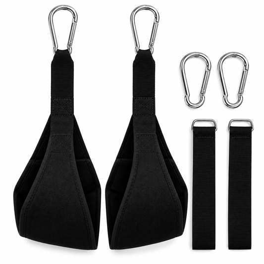 MotionBar Hanging Ab Straps set with carabiners and attachment straps