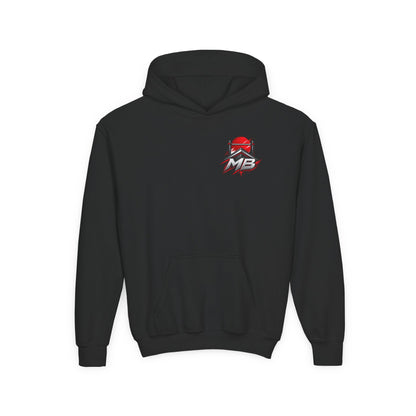 Above Fear Youth Boys Hoodie – Black – voorzijde