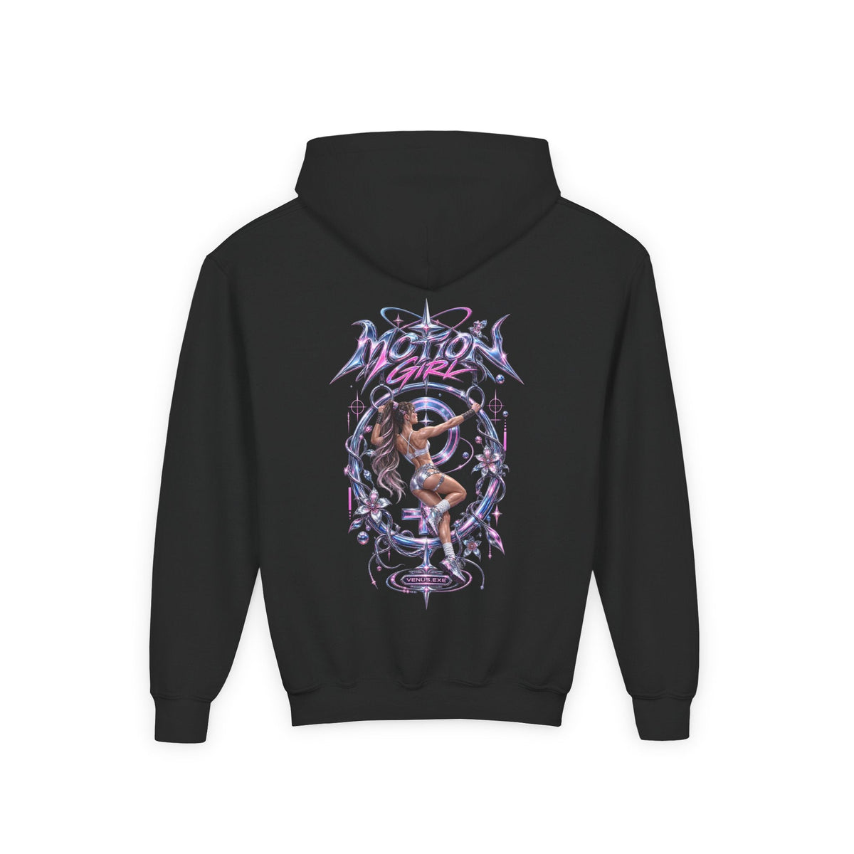 Venus Exe Youth Girls Hoodie – originele kledingmockup