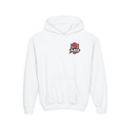 Above Fear Youth Boys Hoodie – White – voorzijde