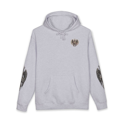 Fallen But Unbroken Men's Hoodie – kledingmockup 6
