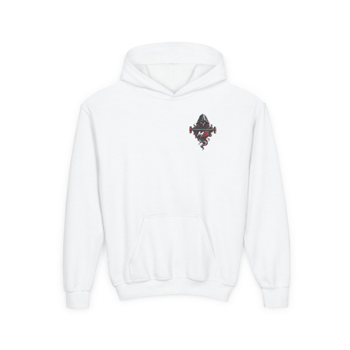 Ghost Of The Bars Youth Boys Hoodie – kledingmockup 3