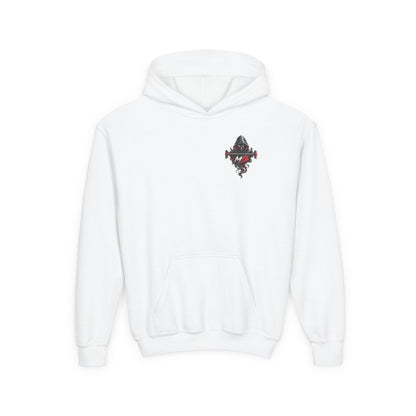 Ghost Of The Bars Youth Boys Hoodie – kledingmockup 3