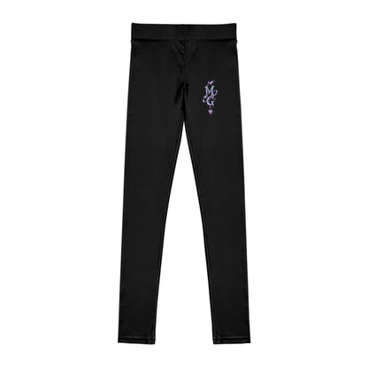 Cosmic Rebel Youth Girls Leggings - Black – kledingmockup 1