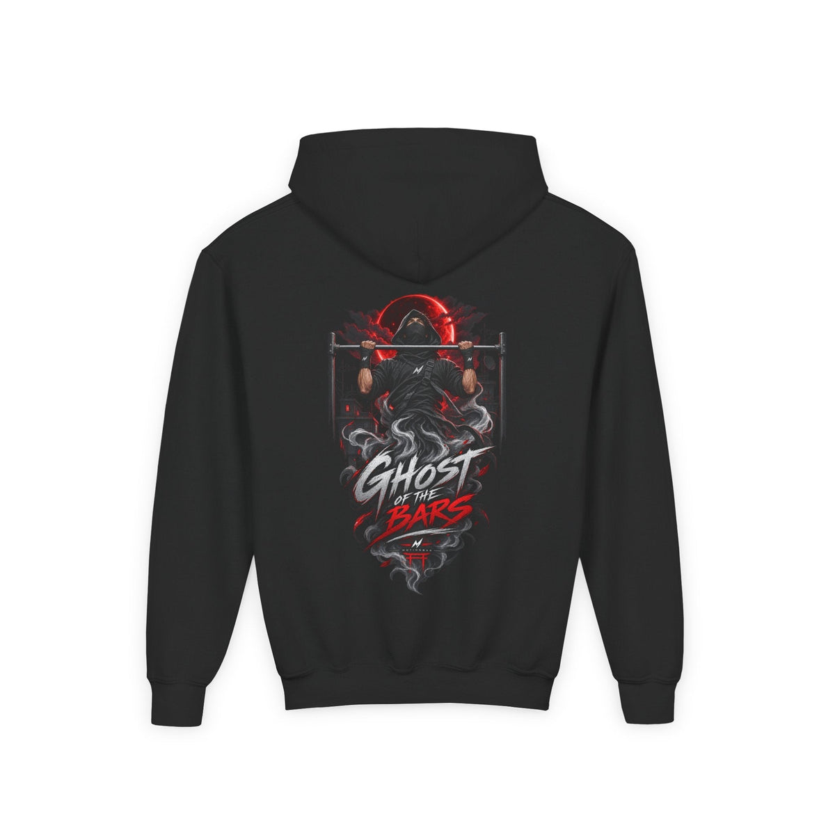 Ghost Of The Bars Youth Boys Hoodie – kledingmockup 2