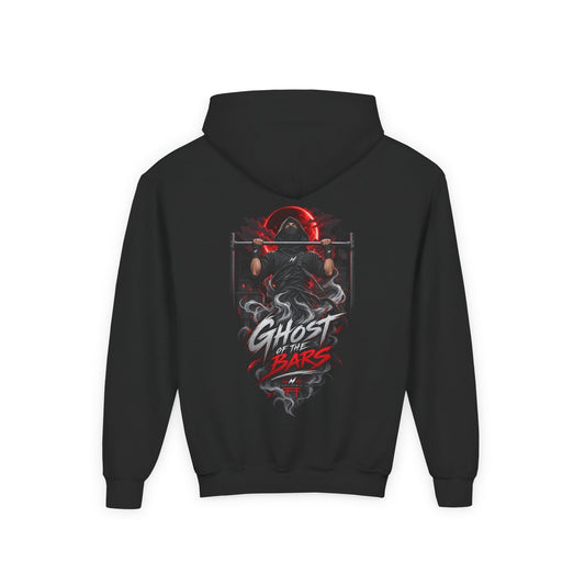 Ghost Of The Bars Youth Boys Hoodie – kledingmockup 2