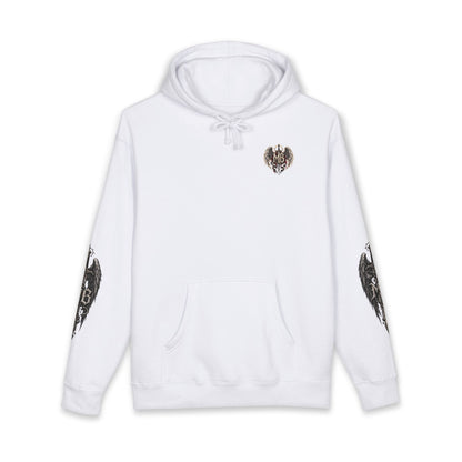 Fallen But Unbroken Men's Hoodie – originele kledingmockup