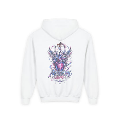 Star Rider Youth Girls Hoodie – kledingmockup 4