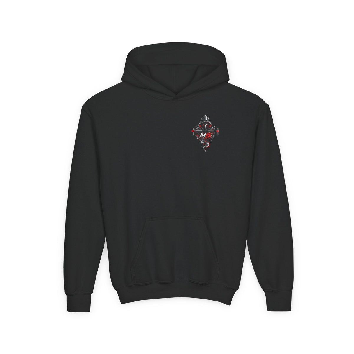Ghost Of The Bars Youth Boys Hoodie – kledingmockup 1