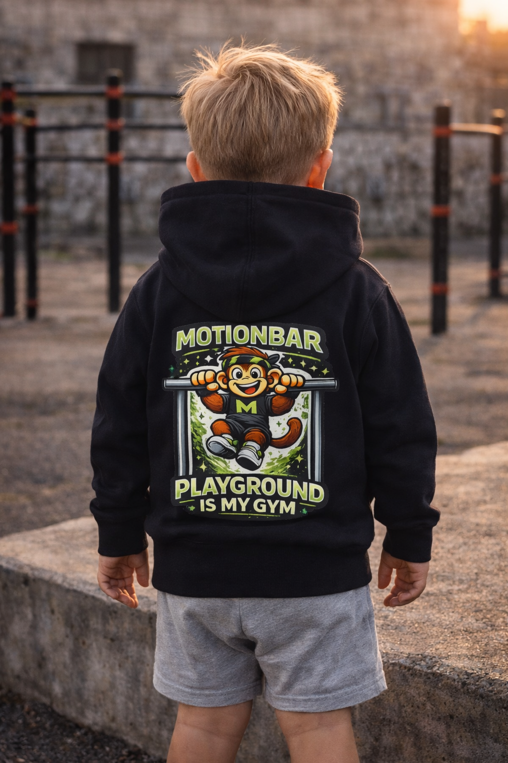 Motion Bar Momo the Motion Monkey hoodie
