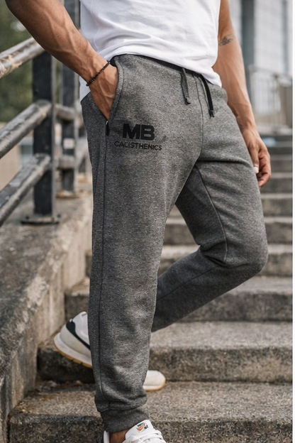 MotionBar Fleece Joggers for calisthenics warm-ups and streetwear