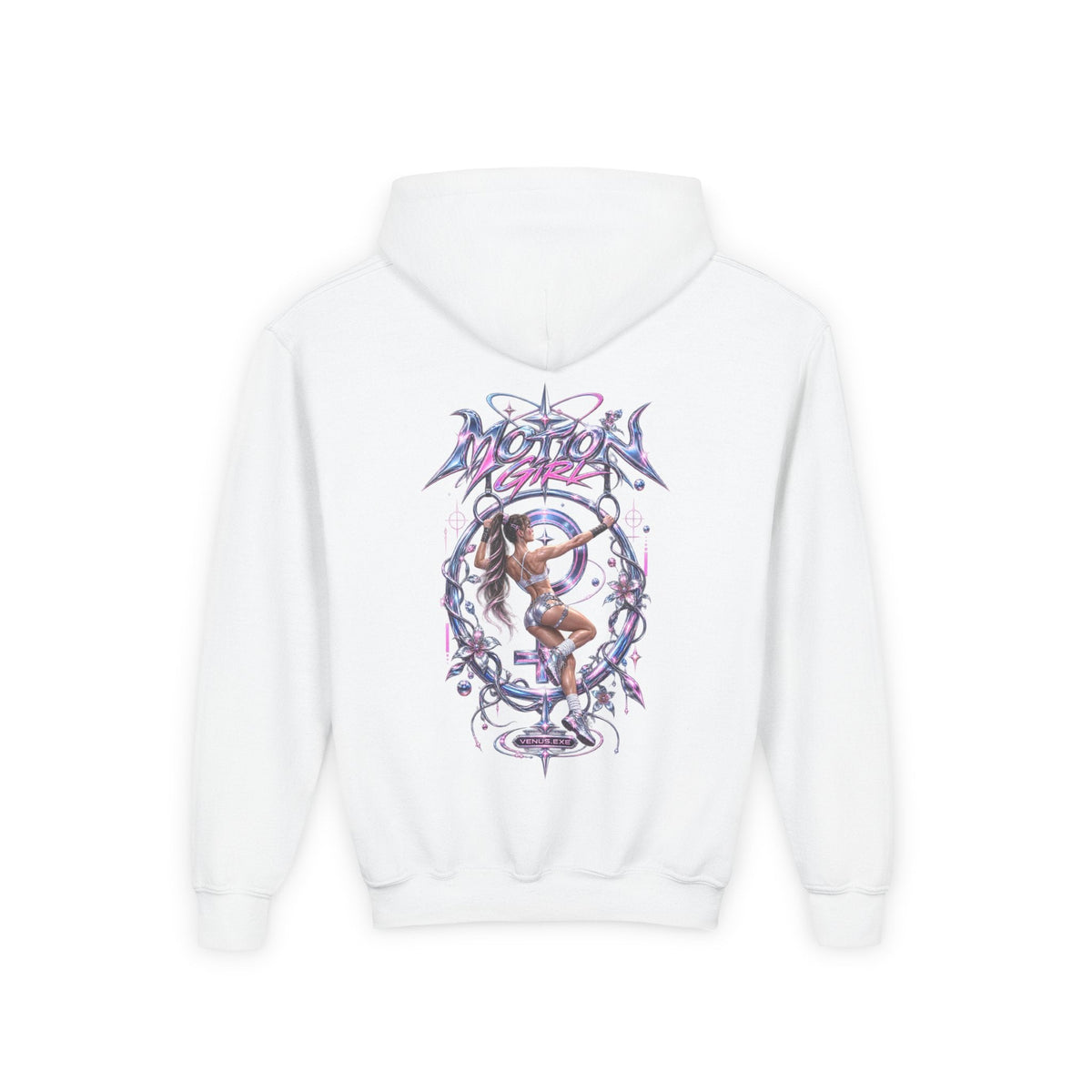 Venus Exe Youth Girls Hoodie – kledingmockup 3
