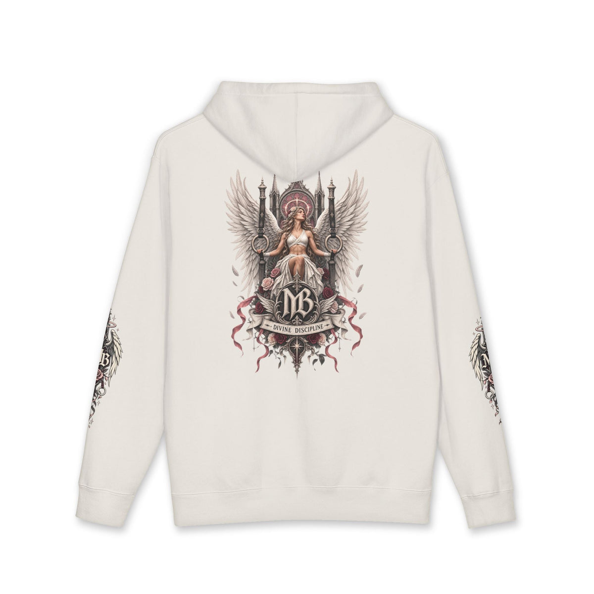 Divine Discipline Women's Hoodie – kledingmockup 4