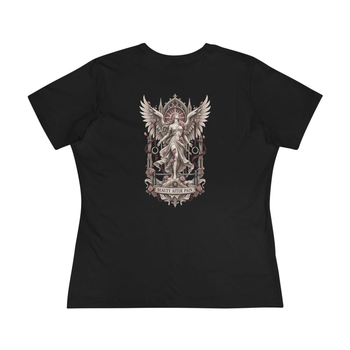 Beauty After Pain Women's T-Shirt & Shorts Set – kledingmockup 2
