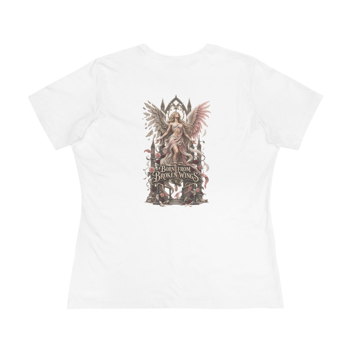 Born From Broken Wings Women's T-Shirt – kledingmockup 4