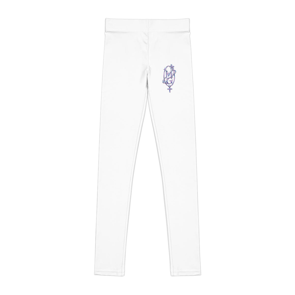 Venus Exe Youth Girls Leggings - White – kledingmockup 1