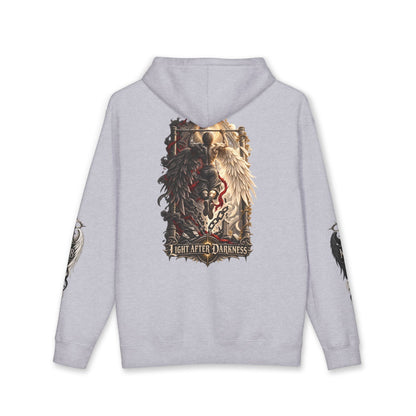Light After Darkness Men's Hoodie – kledingmockup 8