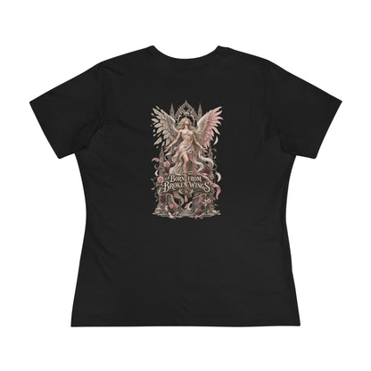 Born From Broken Wings Women's T-Shirt – kledingmockup 2