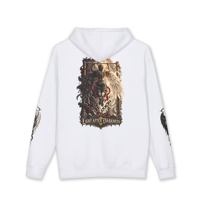 Light After Darkness Men's Hoodie – kledingmockup 5