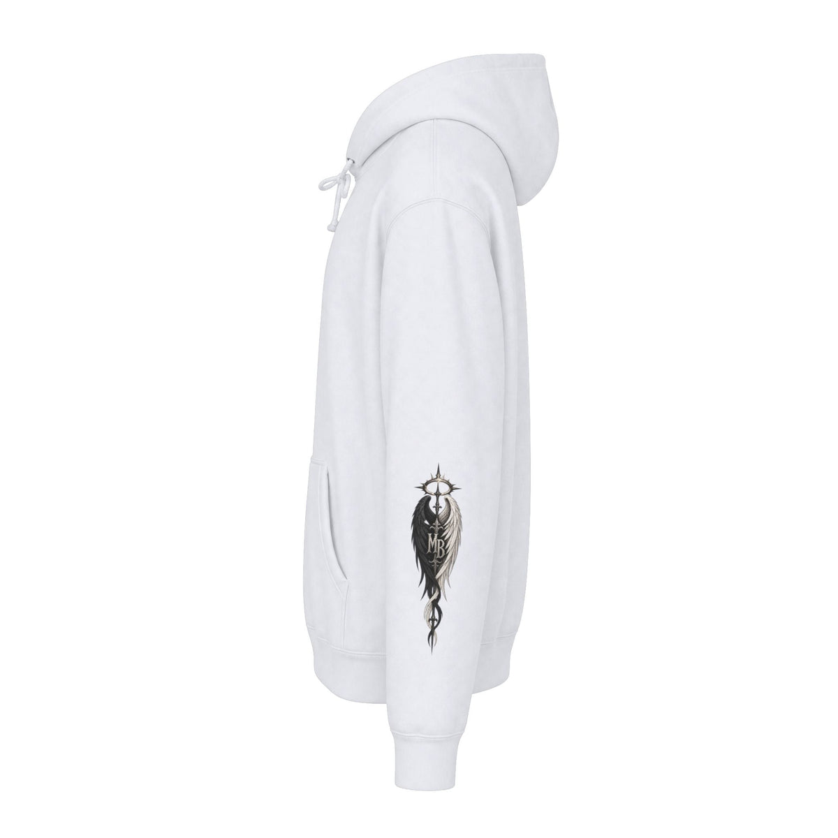 Light After Darkness Men's Hoodie – kledingmockup 6