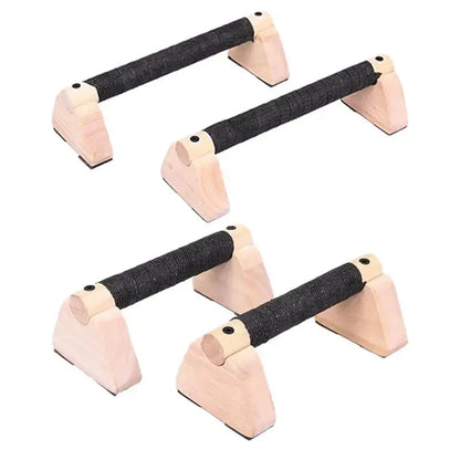 Wooden parallettes for L-sits push-ups and planche progressions