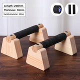 MotionBar wooden parallettes 25 cm for calisthenics training