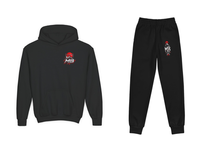 Above Fear Youth Boys Hoodie & Joggers Set – Black – hoodie en jogger