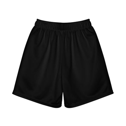 Chrome Butterfly Youth Girls Shorts - Black – officiële Printful back-mockup