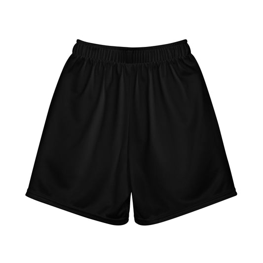 Chrome Butterfly Youth Girls Shorts - Black – officiële Printful back-mockup