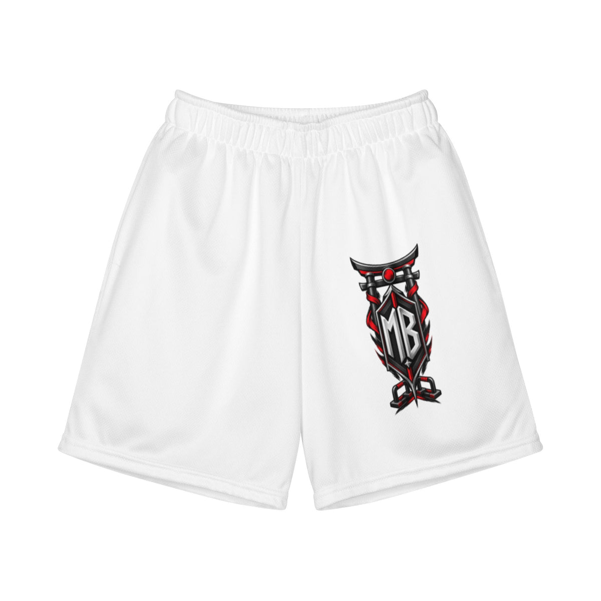 Master Your Body Youth Boys Shorts - White – originele kledingmockup