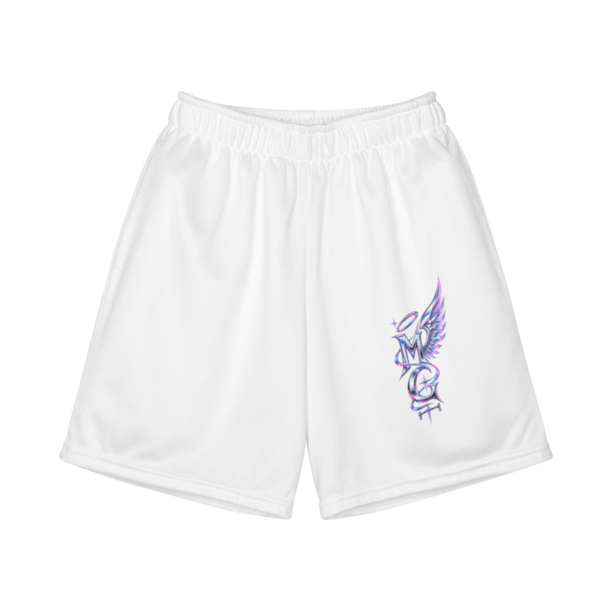 Cyber Angel Youth Girls Shorts (split copy) – originele kledingmockup
