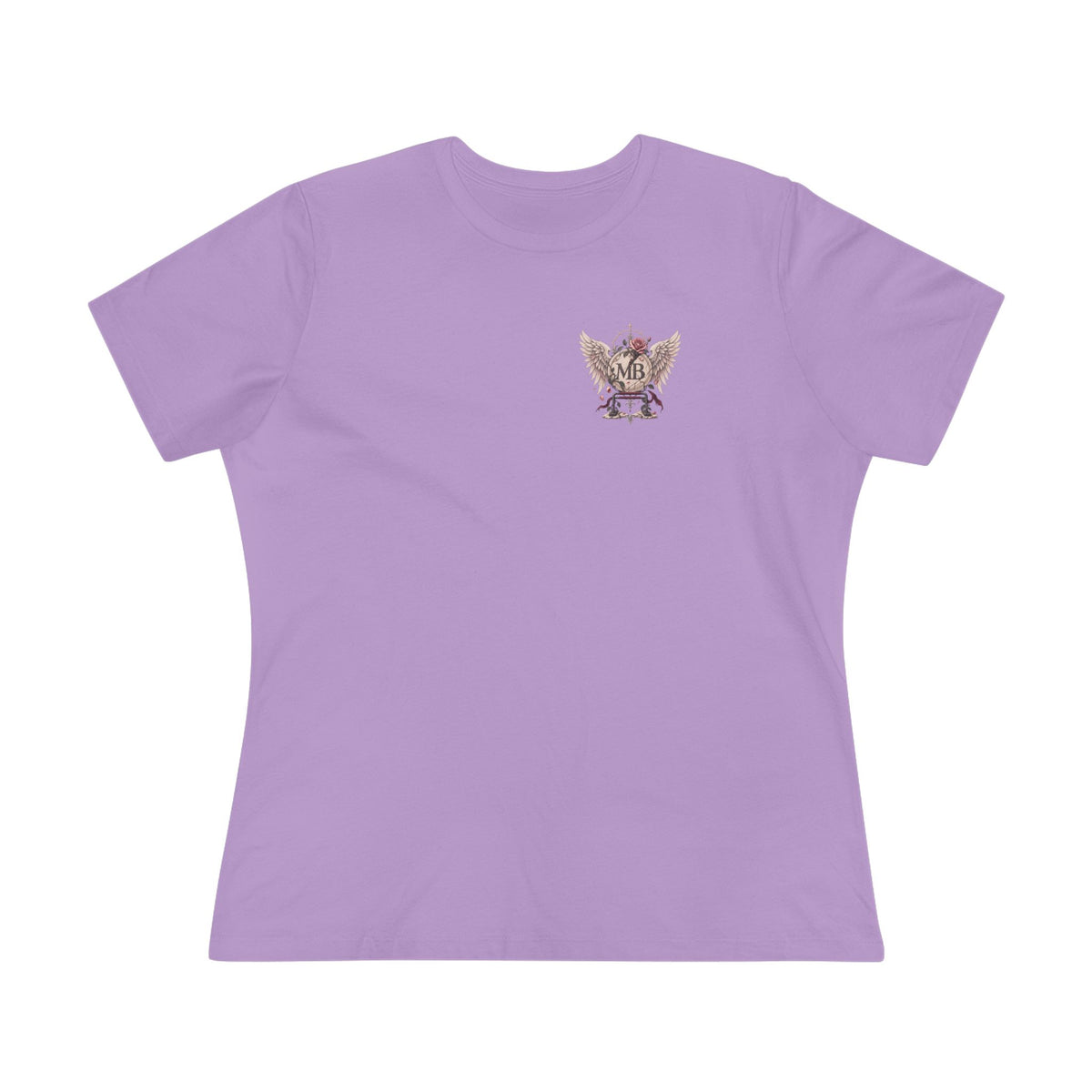 Beauty After Pain Women's T-Shirt – Dark Lavender front – official Printify mockup