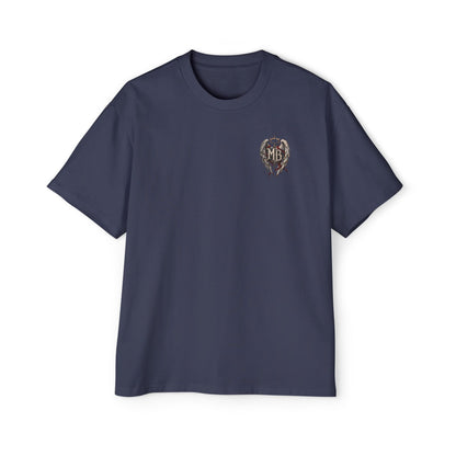 Broken Wings Men's T-Shirt – Midnight Blue front – official Printify mockup