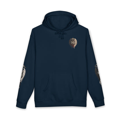 Light After Darkness Men's Hoodie – Navy front – official Printify mockup