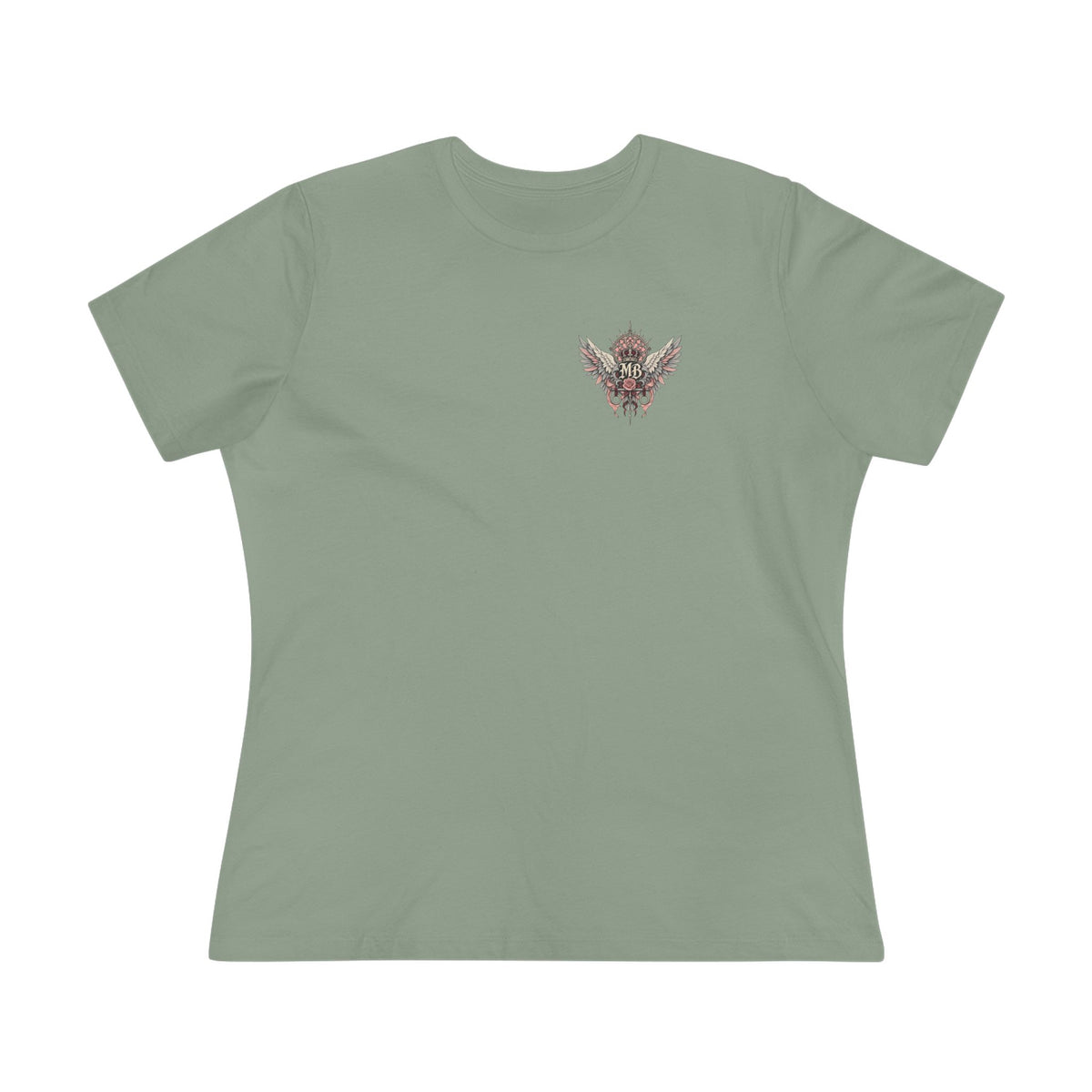 Made Of Grace And Grit Women's T-Shirt – Sage front – official Printify mockup
