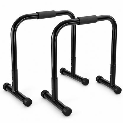 MotionBar Adjustable Dip Bars on white background