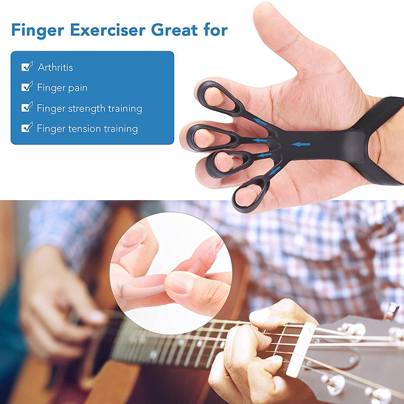Silicone grip trainer for finger and forearm strength