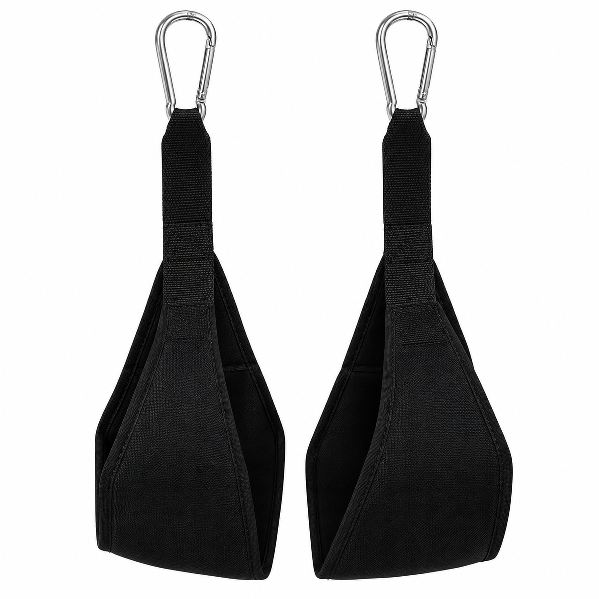 MotionBar Hanging Ab Straps with carabiners on white background