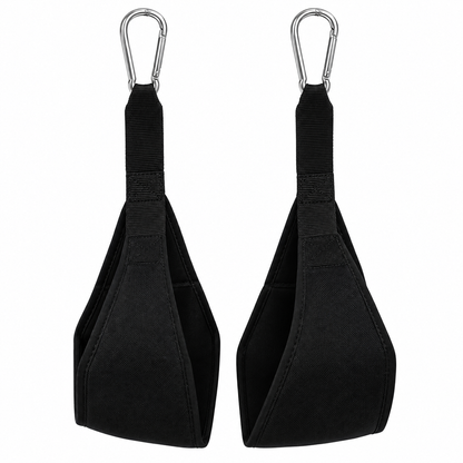 MotionBar Hanging Ab Straps with carabiners on white background