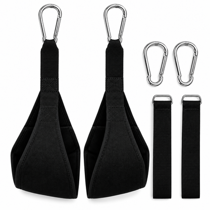 MotionBar Hanging Ab Straps set with carabiners and attachment straps