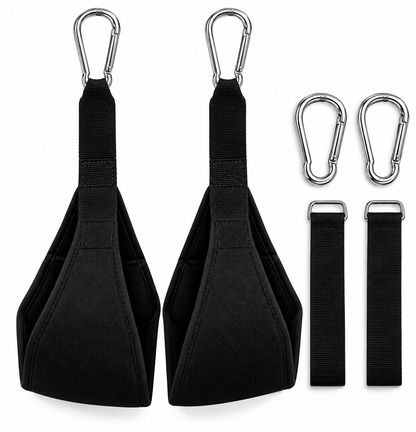 MotionBar Hanging Ab Straps complete set on white background
