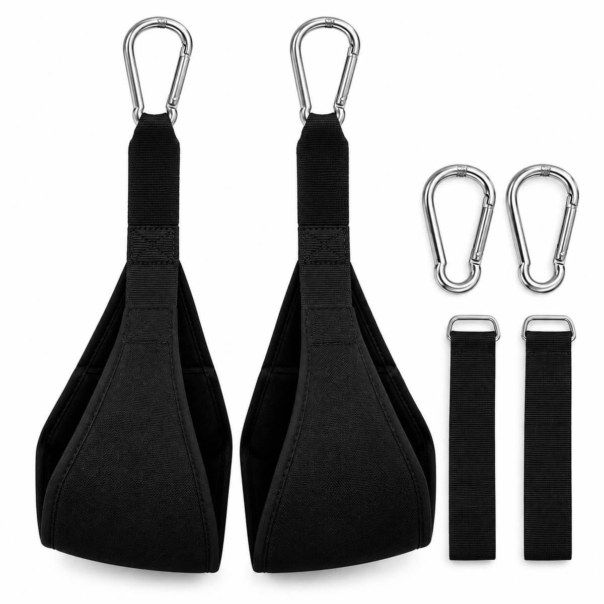 MotionBar Hanging Ab Straps product set with carabiners