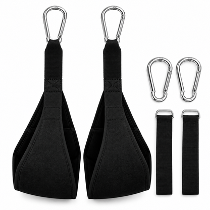 MotionBar Hanging Ab Straps product set with carabiners
