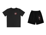 Shadow Grip Youth Boys T-Shirt & Shorts Set – Black – beide onderdelen