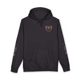 Redemption Through Rep Men's Hoodie — Black — Front — originele Printify-mockup