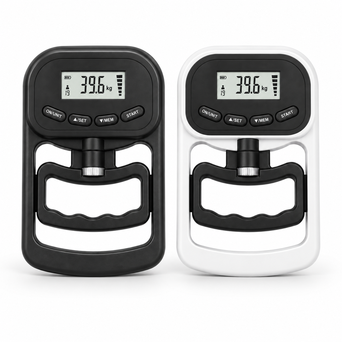 Black and white MotionBar Smart Grip Trainer color options