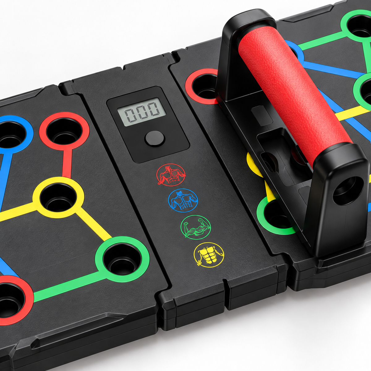 MotionBar Smart Push-Up Board 41-in-1 product angle