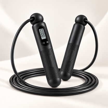 MotionBar Smart Speed Rope black digital counter hero image